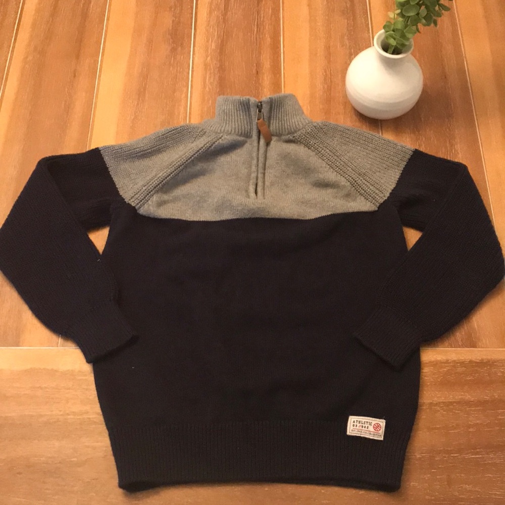 💚 Boys Quarter Zip Sweater